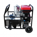 Motopompa pe benzina 22.4CP, 8 toli, motor Honda GX690, debit 300 m3/h, adancime aspiratie 4m, inaltime pompare 15m, pornire la cheie Breckner Germany
