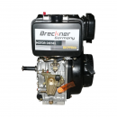 Motor diesel 10CP 186F, 418cc, turatie 3600rpm, ax rotund filetat 25.4mm, pornire sfoara Breckner Germany