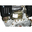 Motor diesel 10CP 186F, 418cc, turatie 3600rpm, ax rotund filetat 25.4mm, pornire sfoara Breckner Germany