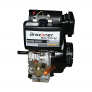 Motor diesel 13CP 192F, 498cc, turatie 3600rpm, ax rotund filetat 25.4mm, pornire sfoara Breckner Germany