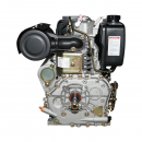 Motor diesel 13CP 192F, 498cc, turatie 3600rpm, ax rotund filetat 25.4mm, pornire sfoara Breckner Germany