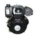 Motor diesel 13CP 192F, 498cc, turatie 3600rpm, ax rotund filetat 25.4mm, pornire sfoara Breckner Germany