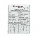 Motor electric monofazat 0.75 KW, 220V cu carcasa de aluminiu IP44