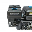 Motor pe benzina cu fulie 7.5CP, 4 timpi, ax cu pana 20mm pornire sfoara Breckner Germany