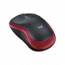 Mouse optic logitech wireless m185 rosu
