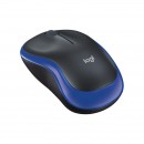 Mouse optic wireless m185 albastru logitech