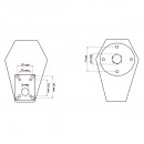 Multiplicator de turatii din aluminiu tata KM7001 profil arbore standard tractoare Z=6 1 3/8 DIN 9611