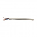 MYYM H05VV-F Cablu cupru 2 conductoare 0.75mmp, 0.6mm, PVC, alb