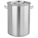 Oala inalta cu capac profesionala  inox 50X50 cm, 98 L