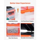 Organizator accesorii cu 39 sertare, Plastic, 38x16x47 cm