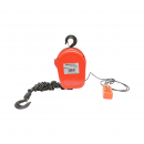 Palan electric otel 380V, 500W cu lant 3m, sarcina maxima 1000kg, carlig cu siguranta 2T Breckner Germany
