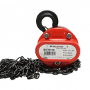 Palan manual cu lant 2.5m, sarcina maxima 1000 kg, carlig cu siguranta Breckner Germany
