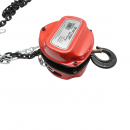 Palan manual cu lant 3m, sarcina maxima 1000kg, carlig cu siguranta 1T Breckner Germany