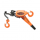 Palan manual cu levier 1500 kg, lant 1.5m, carlig cu siguranta Breckner Germany