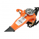 Palan manual cu levier 750 kg, lant 1.5m, carlig cu siguranta Breckner Germany