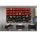 Panou cu 48 cutii organizatoare pentru accesorii, dimensiune 950 x 542 x 172 mm