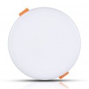 PANOU LED ROTUND AJUSTABIL 18W 4000K ALB NEUTRU