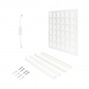 Panou LED slim 48W, 220V, IP20, 600x600x43mm aplicat sau pentru tavan casetat cu driver inclus Breckner Germany