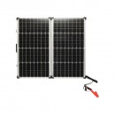 Panou solar 120W fotovoltaic monocristalin tip valiza cu regulator de tensiune 12/24V 20Ah 2 USB-uri Breckner Germany
