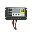 Panou solar 200W cu regulator tensiune 12/24V, 20A, 10 segmente (370x370x70mm) portabil tip valiza Breckner Germany