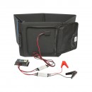 Panou solar 200W cu regulator tensiune 12/24V, 20A, 10 segmente (370x370x70mm) portabil tip valiza Breckner Germany