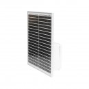 Panou solar 20W fotovoltaic monocristalin 460x350x135mm cu baterie 12V/17Ah, regulator 12/24V 10Ah si 2x port USB Breckner Germany