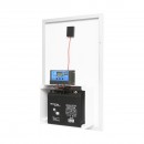 Panou solar 30W 560x350x135mm cu baterie 12V/17Ah, regulator 12-24V/10Ah si 2x port USB Breckner Germany