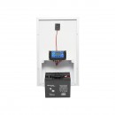 Panou solar 30W 560x350x135mm cu baterie 12V/17Ah, regulator 12-24V/10Ah si 2x port USB Breckner Germany