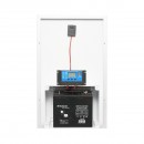 Panou solar 30W 560x350x135mm cu baterie 12V/17Ah, regulator 12-24V/10Ah si 2x port USB Breckner Germany