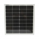 Panou solar 30W monocristalin 420x405x25mm cu tablou metalic pentru baterie si aparat gard electric 400x300x150mm IP65 Breckner Germany