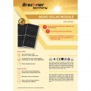 Panou solar 410W fotovoltaic monocristalin 37V cablu si conector MC4 1722x1134x35mm Breckner Germany