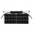 Panou solar 50W fotovoltaic monocristalin, flexibil, cablu si conectori MC4 Breckner Germany