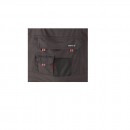 Pantaloni de lucru Basalt cu pieptar, marime 2XL, 11 buzunare, 267g/m2