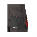 Pantaloni de lucru Basalt cu pieptar, marime 2XL, 11 buzunare, 267g/m2