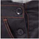 Pantaloni de lucru cu pieptar, Yato YT-80408, marimea M, 7 buzunare, negru