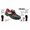 Pantofi de lucru din piele PIURA, clasa de protectie S3, marimea 42, negru, Yato YT-80555