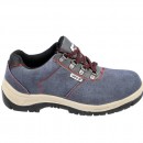 Pantofi de lucru Parena S1P, marime 45, gri, piele caprioara