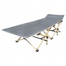 Pat pliabil de campanie, camping gri 190x66x42 cm Breckner Germany