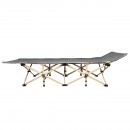 Pat pliabil de campanie, camping gri 190x66x42 cm Breckner Germany