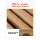 Pavilion retractabil, 2.96 x 3.95 x 2.3 m, impermeabilizare superioara, protectie solara UV50+, Otel/Poliester, Bej