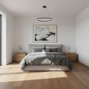 Pendul led 106 W, 7350 lm, 175-265V, Negru, IP20, 100 x 60 cm, 3CCT, dimabil, telecomanda