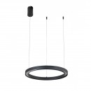 Pendul led 20 W, Negru, 180-240 V, Lumina neutra 4000K, 1200 lm, 120x40 cm