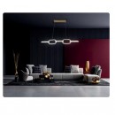 Pendul led 36 W, 2100 lm, 180-240V, Negru, IP20, 120 x 108 cm