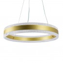 Pendul led 70 W, 4900 lm, 175-265V, Auriu, IP20, 100 x 40 cm, 3CCT, dimabil, telecomanda