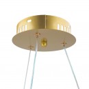 Pendul led 70 W, 4900 lm, 175-265V, Auriu, IP20, 100 x 40 cm, 3CCT, dimabil, telecomanda