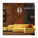 Pendul Spectrum Chrome-2, max. 60 W, sticla, diametru 220 mm, efect 3D