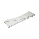 Perete lateral cort hala 2x2.8m alb cu geam transparent LP64