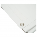 Perete lateral cort hala 2x2.8m alb cu geam transparent LP64