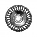 Perie circulara din sarma cu toroane pentru motocoase, 200x25.4mm