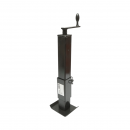 Picior de sprijin remorca reglabil cu manivela 50cm, fixare laterala, cilindru 60mm, sarcina maxima 6000Kg